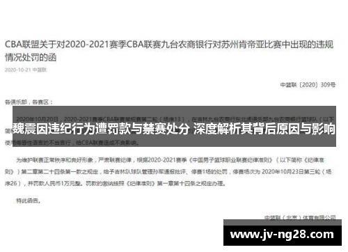 魏震因违纪行为遭罚款与禁赛处分 深度解析其背后原因与影响
