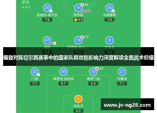 福登对阵切尔西赛事中的国家队级攻防影响力深度解读全面战术价值